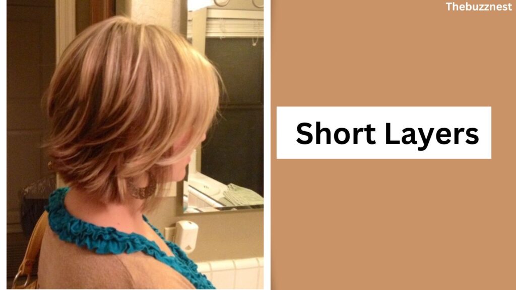 Layered Haircut for short hair